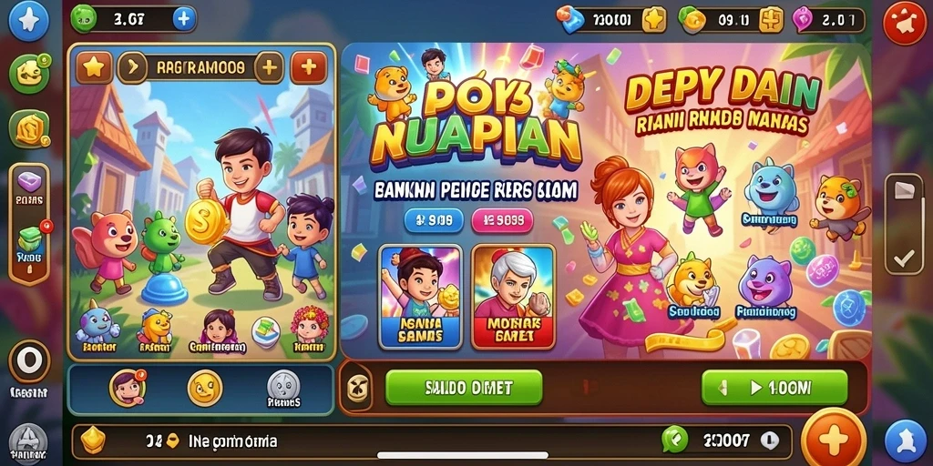 Tantangan seru yang menunggu di setiap level permainan.