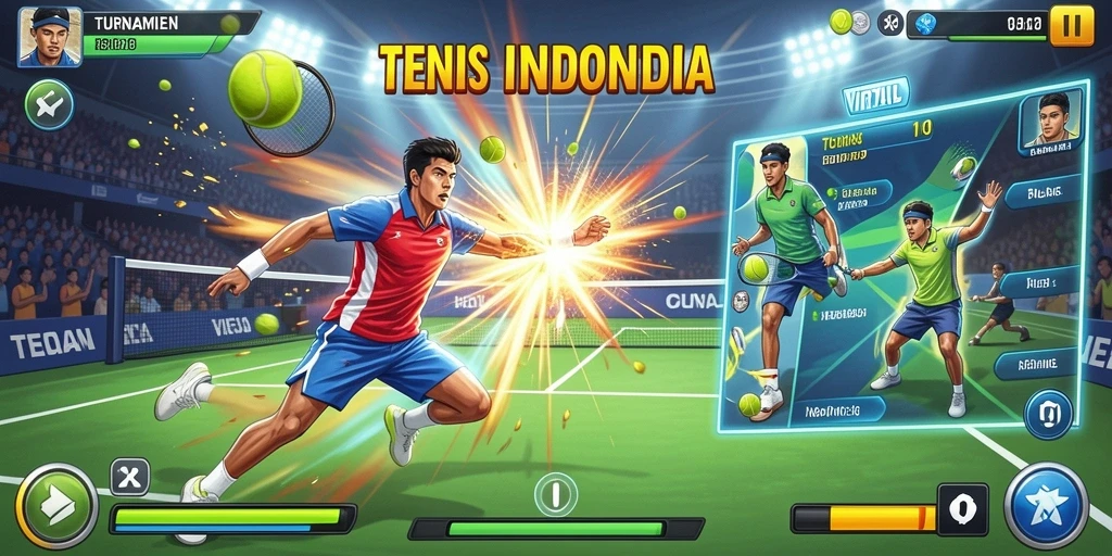 Visual yang menakjubkan di dunia permainan.